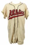 1960 Bob Cerv Kansas City Athletics Game Worn Home Jersey (MEARS LOA)