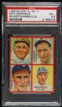 1935 Goudey Babe Ruth Boston Braves 4-In-1 PSA 3.5 (VG+) Baseball Card