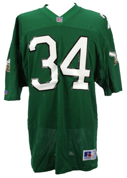 1992-94 Herschel Walker Philadelphia Eagles Signed Home Jersey (JSA)