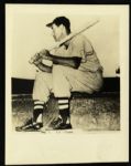1950s Ted Williams Boston Red Sox 4" x 5" B/W Photo 