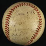 1947 Detroit Tigers Signed OAL Frick Baseball w/ 24 Signatures George Kell Hal Newhouser (JSA)
