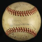 1947 Detroit Tigers Signed OAL Frick Baseball w/ 24 Signatures George Kell Hal Newhouser (JSA)