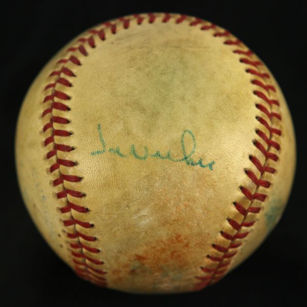 1985-87 Joe Niekro New York Yankees Signed Game Used Baseball (JSA/MEARS LOA)