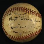 1946 Hank Greenberg Detroit Tigers Signed Game Used Baseball Tiger Stadium (MEARS LOA/JSA)