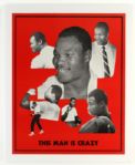 1970s Larry Holmes 14" x 17" Boxing "This Man is Crazy" Poster 