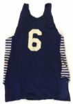 1930's circa Game Worn Basketball Uniform w/ 2 Jerseys & Satin Trunks