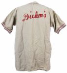 1926-38 circa Game Worn Flannel Baseball Jersey & Stirrup Collection - Lot of 3