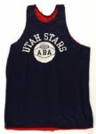 1970 circa Utah Stars ABA Game Worn Collection - Lot of 3 w/ Practice Jersey, Warm Up Pants & Sneakers (MEARS LOA)