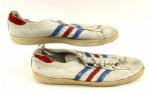 1970 circa Utah Stars ABA Game Worn Collection - Lot of 3 w/ Practice Jersey, Warm Up Pants & Sneakers (MEARS LOA)