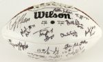 1997 Boston College Eagles Team Signed Football w/ 36 Signatures Including Matt Hasselbeck & More (JSA)
