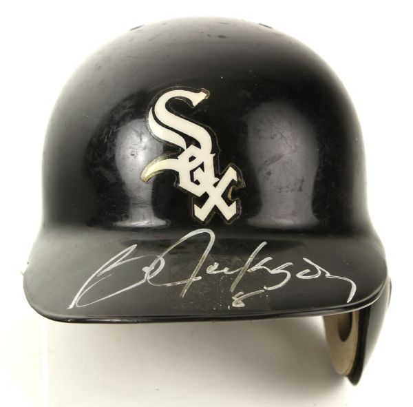 1991-93 Bo Jackson Chicago White Sox Signed Game Worn Batting Helmet (MEARS LOA/JSA)
