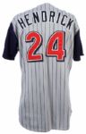 1998 George Hendrick Anaheim Angels Signed Game Worn Road Uniform (MEARS LOA/JSA)