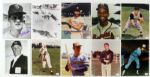 1950s-80s Signed Photo Index Card Collection - Lot of 24 (JSA Hologram)