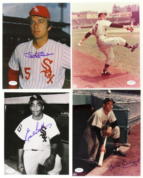 1960s-70s Signed Chicago White Sox 8" x 10" Photo Collection Pierce Bahnsen Battey Carrasquel (JSA Hologram)
