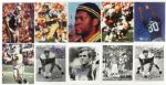 1940s-80s Signed NFL Hall of Fame Photo Collection - Lot of 15 Madden Bednarik Jones Griese (JSA)