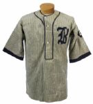 1930s "B" Game Worn Flannel Baseball Uniform