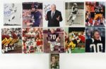 1960s-80s Signed Hall of Fame Photo Trading Card Collection - Lot of 11 Madden Lambert Jurgensen (JSA)