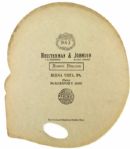 1941-45 Die Cut Frankllin D. Roosevelt Heisterman/Johnson Funeral Directors Fan Collection (Lot of 10)