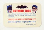 1966-68 Batman Novelty Collection w/ Fruit Drink Boxes Code Card