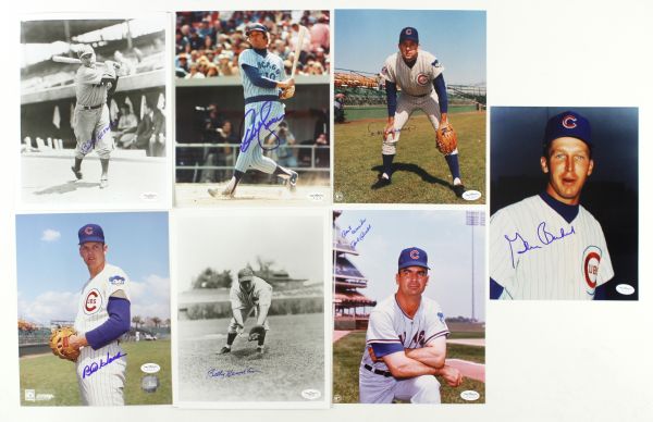 1930s-80s Chicago Cubs Signed 8" x 10" Photo Collection - Lot of 6 (JSA Hologram)