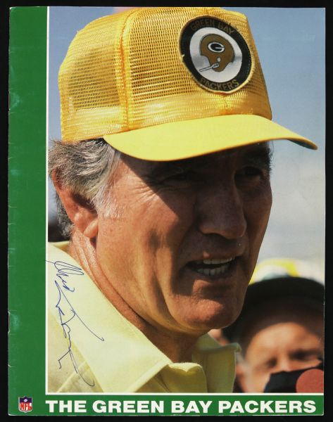 1986 Forrest Gregg Green Bay Packers Signed Publication Circulated to Prospective Packers (JSA)