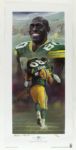 1984-2012 Balfour Ring Poster Donald Driver Green Bay Packers Driven Signed Lithograph and Packers Team Stamped Football (JSA)
