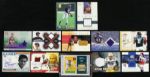 1999-2001 Trading Card Rookie Autographed Game Used Collection Paul Warfield Chuck Bednarik Ichiro (Lot of 13)