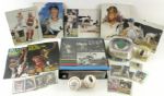 1980s-90s Baseball Football Basketball Trading Card & Memorabilia Collection - Lot of 1350+ w/ Barry Bonds Donruss The Rookies, Ken Griffey Jr. Topps Traded, Pedro Martinez UD Final Edition & More