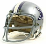1973 Chuck Howley Dallas Cowbys Signed Team Issued Helmet (JSA)