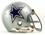 1973 Chuck Howley Dallas Cowbys Signed Team Issued Helmet (JSA)