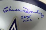 1973 Chuck Howley Dallas Cowbys Signed Team Issued Helmet (JSA)