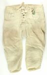 1946-48 circa Wally Dreyer Wisconsin Badgers Game Worn Home Jersey w/ Pants & Stirrups (MEARS LOA)