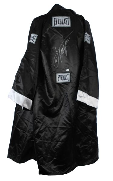 2007 Joe Frazier World Heavyweight Champion Signed Everlast Boxing Robe *JSA*