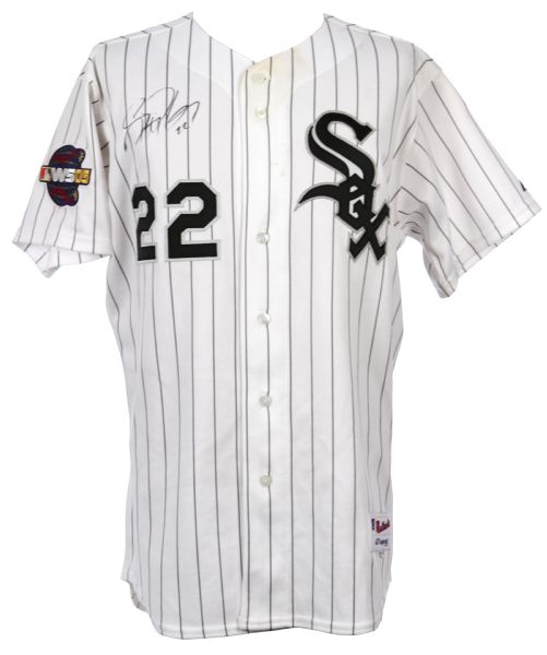 2005 Scott Podsednik Chicago White Sox Signed World Series Home Jersey (MEARS LOA/JSA)