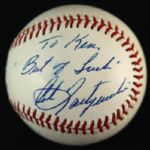 1974-84 Carl Yastrzemski Boston Red Sox Signed OAL MacPhail Baseball (JSA)