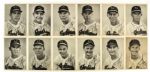 1947 Cleveland Indians 6 x 8 1/2 Picture Pack Near Set w/o Larry Doby (24/25) 