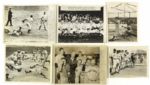 1940s Baseball B/W Wire Photo Collection - Lot of 6