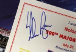 1990 Nolan Ryan Texas Rangers 5 1/2 x 8 1/2 Signed 300th Win Memento (JSA)