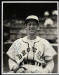 1948-69 Joe Ostrowski St. Louis Browns New York Yankees 11x14 Signed Photo and Check (JSA)