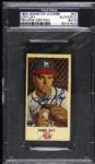1954 Joey Jay Milwaukee Braves Signed Johnston Cookies Slabbed Trading Card (PSA/DNA)