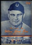 1946 Utica Blue Sox Binghamton Triplets Official Scorebook (Scored)