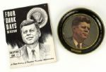 1963 John F. Kennedy Commemorative Plate and Magazine (Lot of 2)