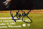 1982-92 Robin Yount Milwaukee Brewers Collection w/ Signed Photos Full Tickets World Series 3,000 Hit Game - Lot of 4 (JSA)