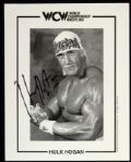 1994 Hulk Hogan 8" x 10" Signed WCW Wrestling B/W Photo (JSA)