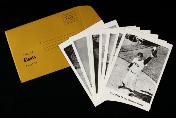 1960 San Francisco Giants 5" x 7" Team Picture Pack Set of 12 Willie Mays Willie McCovey Orlando Cepeda