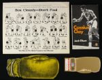1950s-60s Boxing Memorabilia Collection Golden Gloves Cassius Clay Book (Lot of 4)