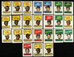 1970 Topps Booklet Collection Pete Rose Willie Mays Ernie Banks Reggie Jackson (Lot of 43)