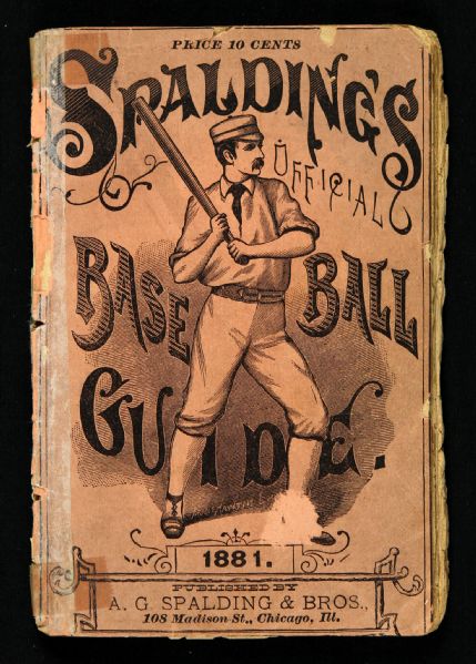 1881 Spaldings Baseball Guide