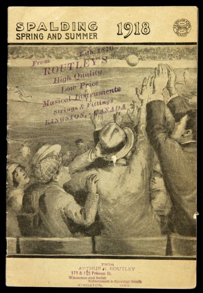1918 Spalding Spring and Summer Sporting Goods Catalog 