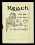 1912 Reach Baseball Sporting Goods Guide